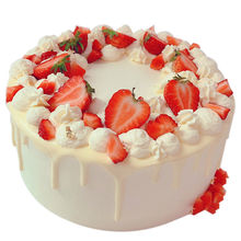 草莓牛奶蛋糕 8寸 