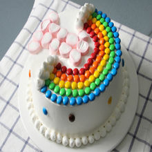 彩虹棉花糖蛋糕 10寸 